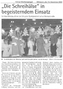 "Die Schreih�lse" in begeisterndem Einsatz